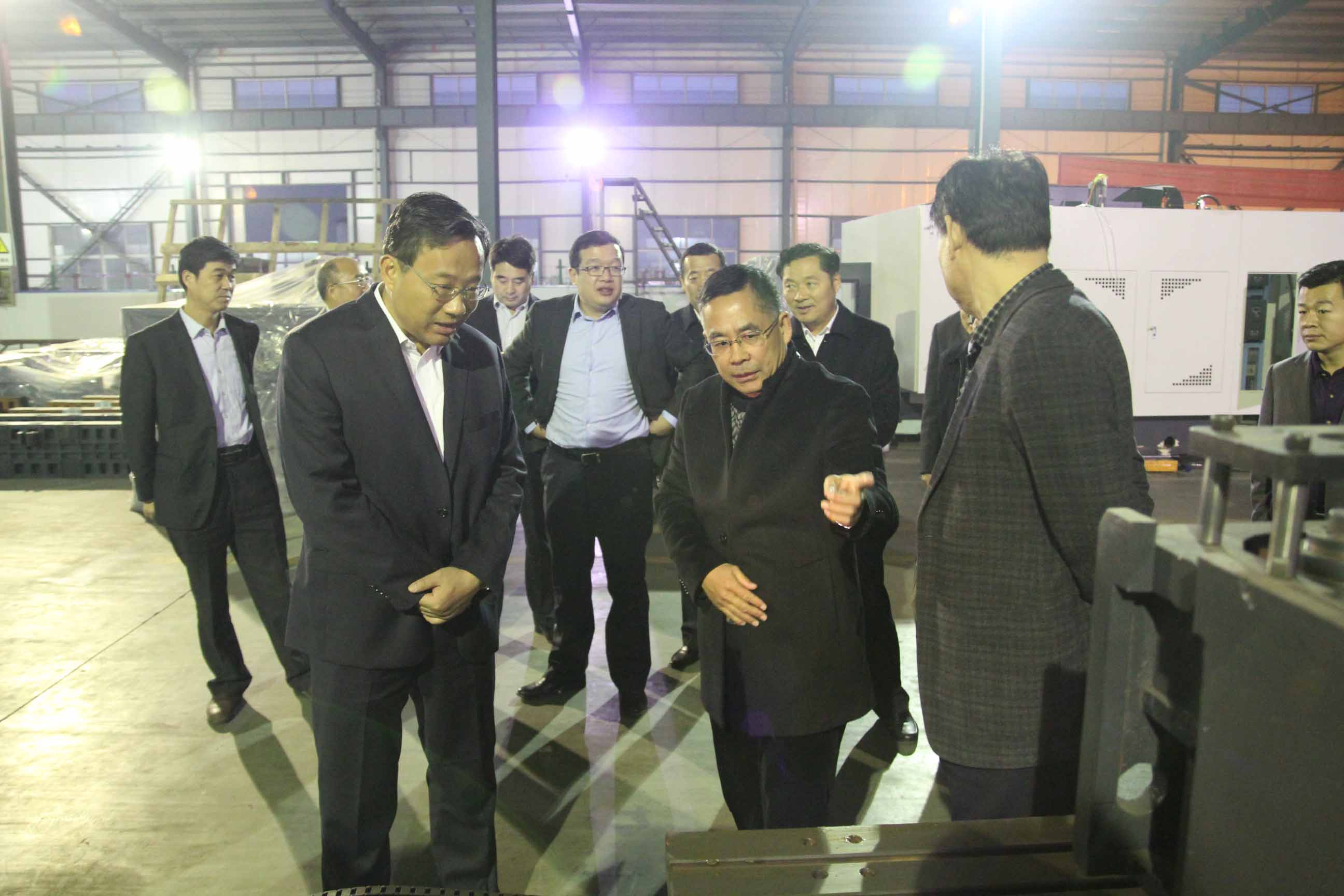 滕州市市委書記邵士官調(diào)研山東普魯特機床有限公司機床產(chǎn)業(yè)發(fā)展情況